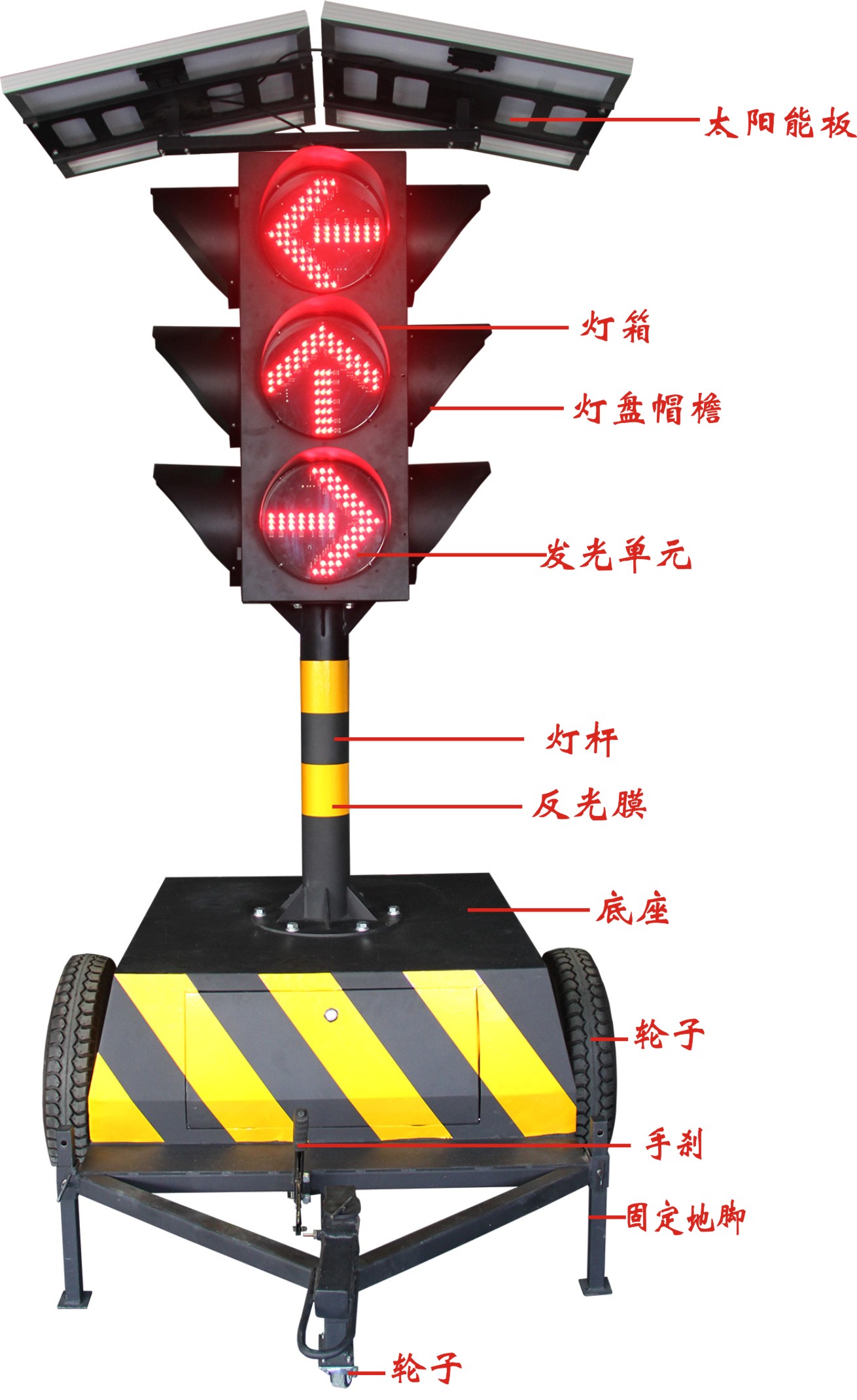 太阳能移动式信号灯产品